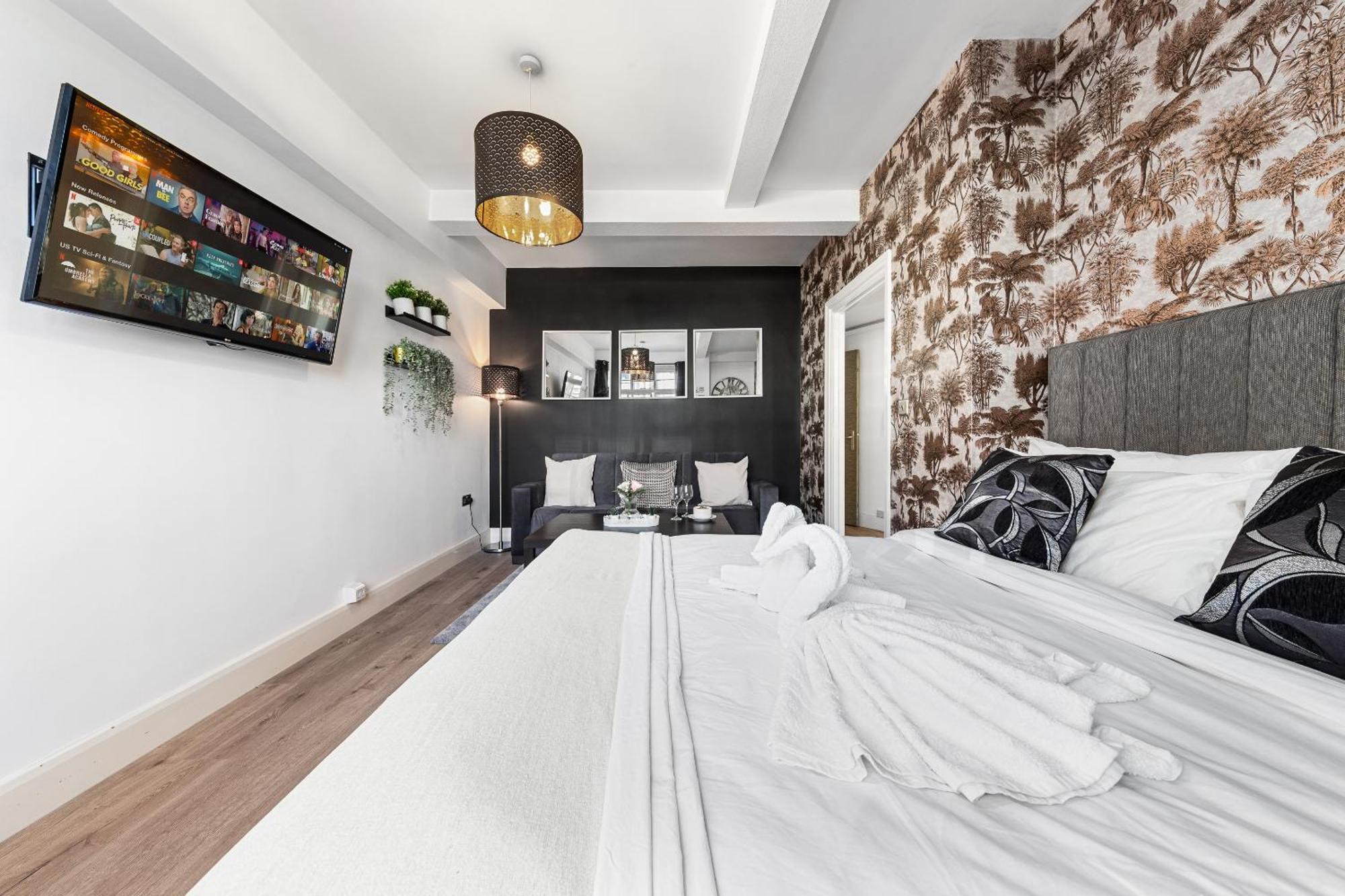 Central London Luxury, Relaxing Apartment! 2 Mins From Paddington Station! Eksteriør billede