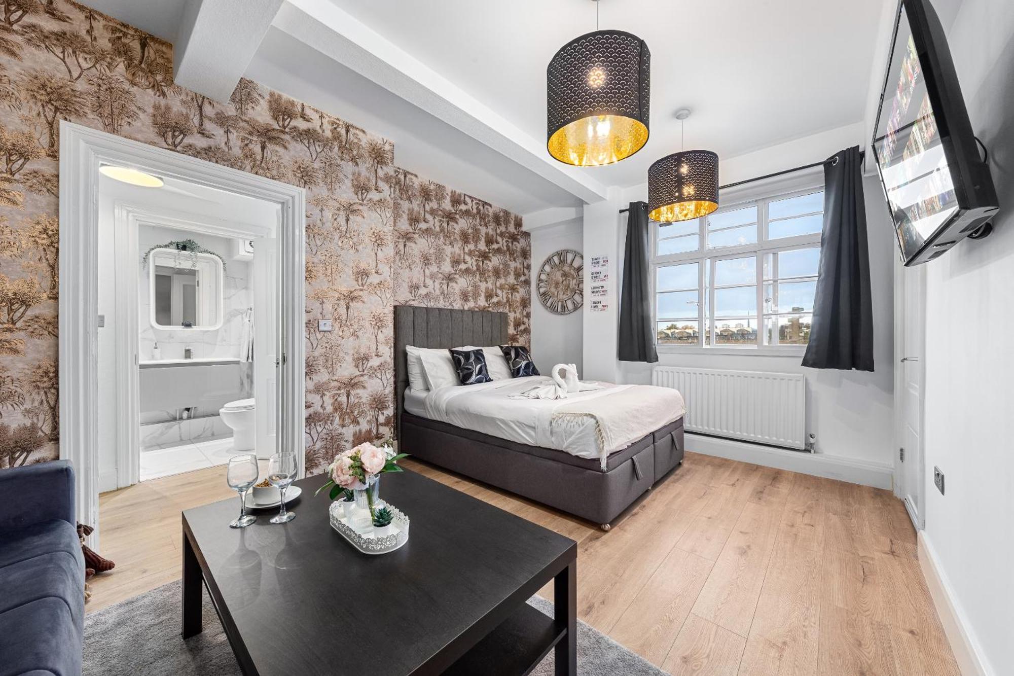 Central London Luxury, Relaxing Apartment! 2 Mins From Paddington Station! Eksteriør billede