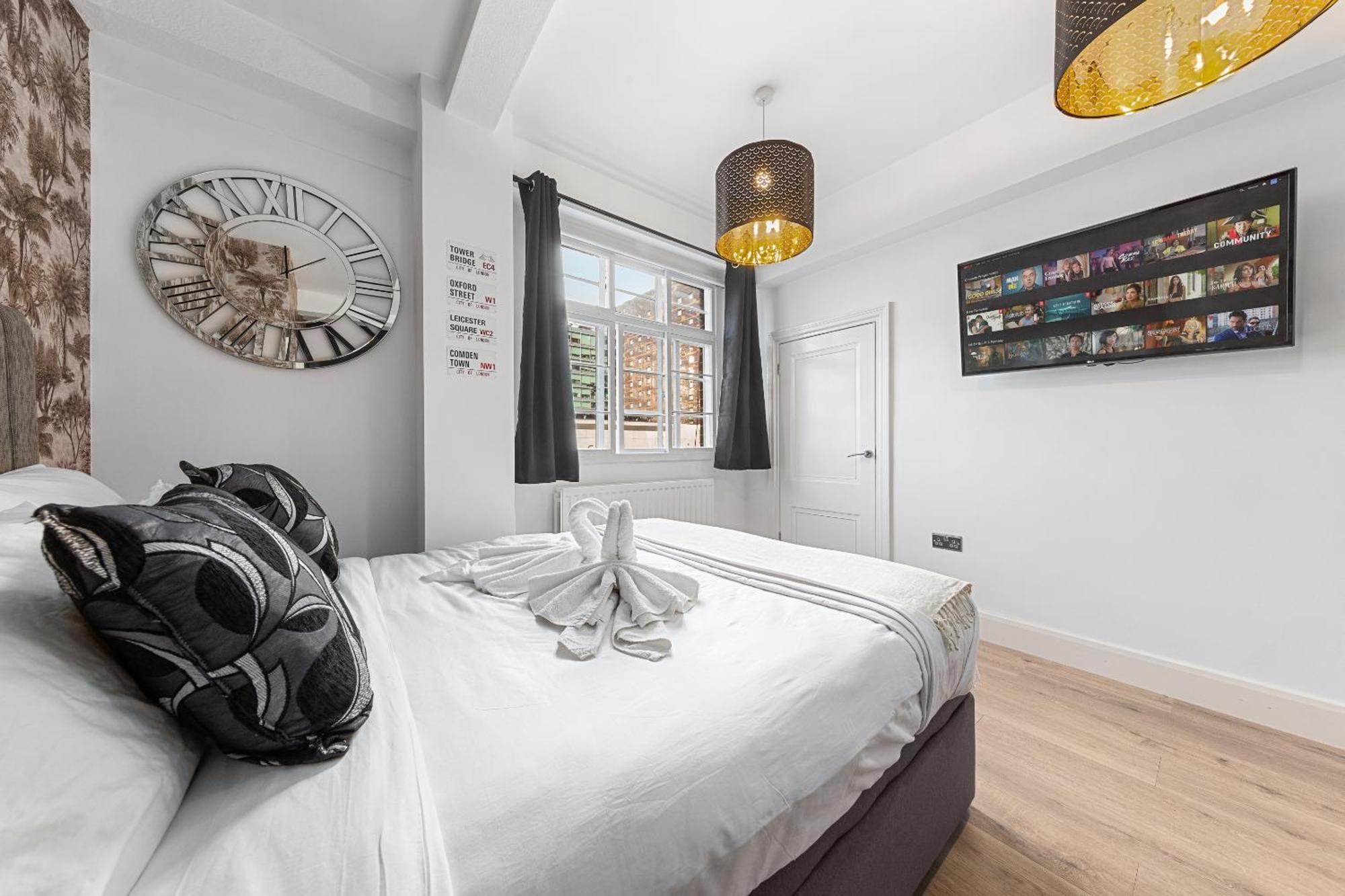 Central London Luxury, Relaxing Apartment! 2 Mins From Paddington Station! Eksteriør billede
