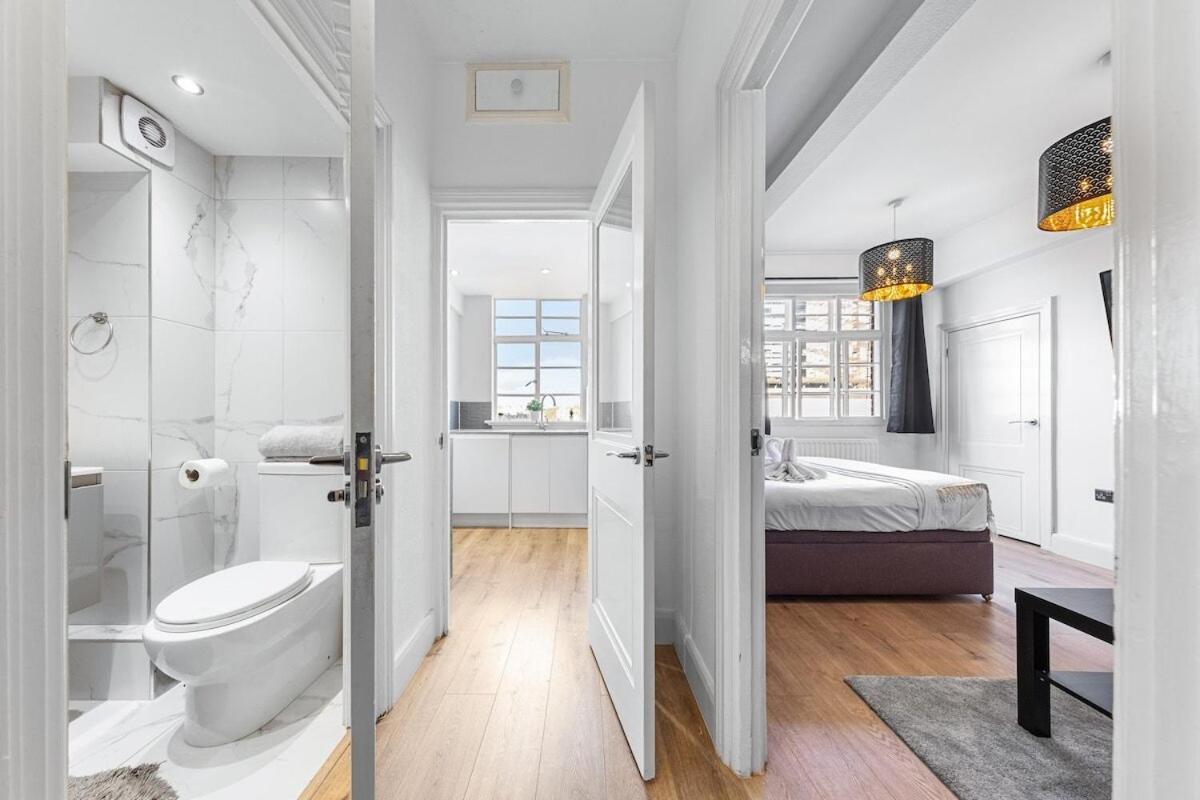 Central London Luxury, Relaxing Apartment! 2 Mins From Paddington Station! Værelse billede