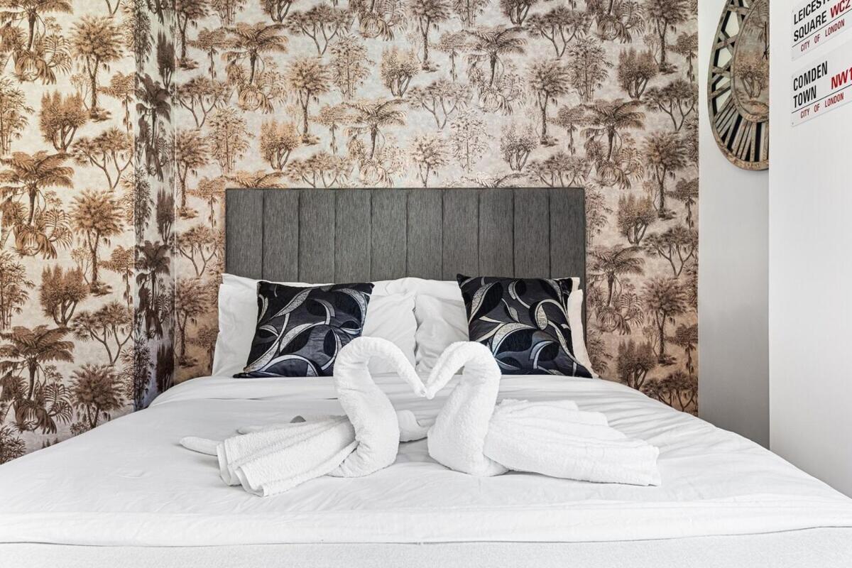 Central London Luxury, Relaxing Apartment! 2 Mins From Paddington Station! Værelse billede
